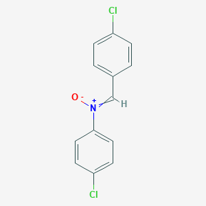 B034688 Benzenamine, 4-chloro-N-[(4-chlorophenyl)methylene]-, N-oxide CAS No. 19865-60-2