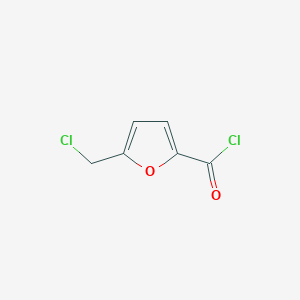 molecular formula C6H4Cl2O2 B034689 5-(氯甲基)呋喃-2-甲酰氯 CAS No. 105850-77-9