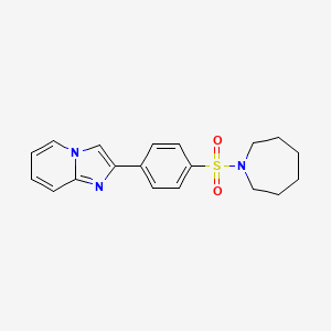 2-[4-(1-azepanylsulfonyl)phenyl]imidazo[1,2-a]pyridine