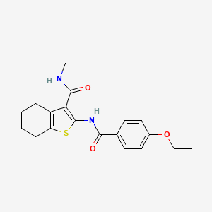 2-[(4-ethoxybenzoyl)amino]-N-methyl-4,5,6,7-tetrahydro-1-benzothiophene-3-carboxamide