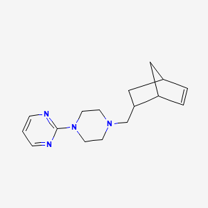 2-[4-(bicyclo[2.2.1]hept-5-en-2-ylmethyl)-1-piperazinyl]pyrimidine