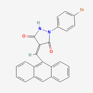 4-(9-anthrylmethylene)-1-(4-bromophenyl)-3,5-pyrazolidinedione