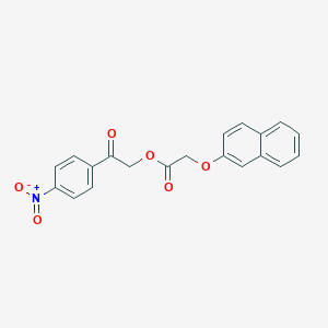 2-(4-nitrophenyl)-2-oxoethyl (2-naphthyloxy)acetate