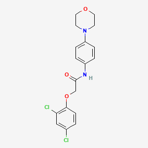 2-(2,4-dichlorophenoxy)-N-[4-(4-morpholinyl)phenyl]acetamide
