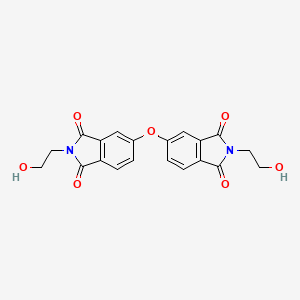 molecular formula C20H16N2O7 B3469336 5,5'-oxybis[2-(2-hydroxyethyl)-1H-isoindole-1,3(2H)-dione] CAS No. 50444-29-6