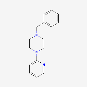 molecular formula C16H19N3 B3469337 1-benzyl-4-(2-pyridinyl)piperazine CAS No. 63980-42-7