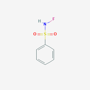molecular formula C6H6FNO2S B034697 n-氟苯磺酰胺 CAS No. 145490-75-1
