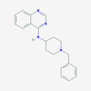 molecular formula C20H22N4 B346983 N-(1-benzylpiperidin-4-yl)quinazolin-4-amine CAS No. 421560-82-9