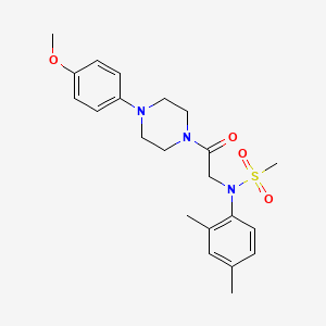 N-(2,4-dimethylphenyl)-N-{2-[4-(4-methoxyphenyl)-1-piperazinyl]-2-oxoethyl}methanesulfonamide