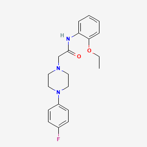 N-(2-ethoxyphenyl)-2-[4-(4-fluorophenyl)-1-piperazinyl]acetamide