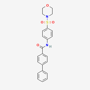 N-[4-(4-morpholinylsulfonyl)phenyl]-4-biphenylcarboxamide