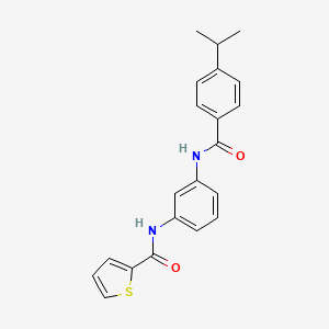 N-{3-[(4-isopropylbenzoyl)amino]phenyl}-2-thiophenecarboxamide