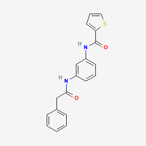 N-{3-[(2-phenylacetyl)amino]phenyl}-2-thiophenecarboxamide