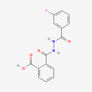 2-{[2-(3-iodobenzoyl)hydrazino]carbonyl}benzoic acid