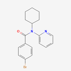 4-bromo-N-cyclohexyl-N-2-pyridinylbenzamide