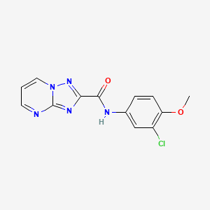 N-(3-chloro-4-methoxyphenyl)[1,2,4]triazolo[1,5-a]pyrimidine-2-carboxamide