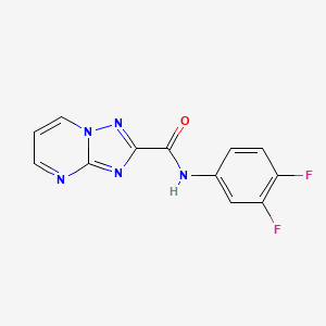 N-(3,4-difluorophenyl)[1,2,4]triazolo[1,5-a]pyrimidine-2-carboxamide