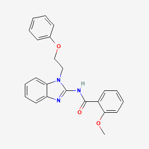 2-methoxy-N-[1-(2-phenoxyethyl)-1H-benzimidazol-2-yl]benzamide