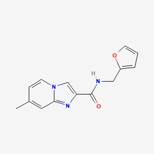 N-(2-furylmethyl)-7-methylimidazo[1,2-a]pyridine-2-carboxamide