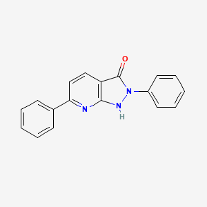 2,6-diphenyl-1,2-dihydro-3H-pyrazolo[3,4-b]pyridin-3-one