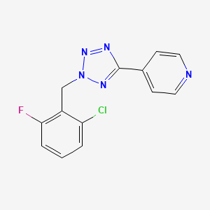 4-[2-(2-chloro-6-fluorobenzyl)-2H-tetrazol-5-yl]pyridine