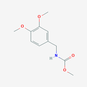 molecular formula C11H15NO4 B3470741 methyl (3,4-dimethoxybenzyl)carbamate 