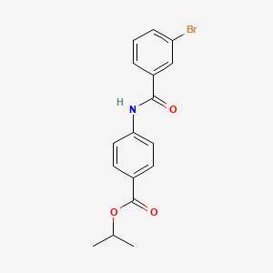 Propan-2-yl 4-[(3-bromobenzoyl)amino]benzoate