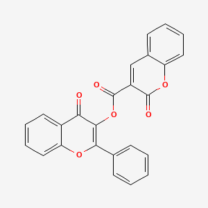 4-oxo-2-phenyl-4H-chromen-3-yl 2-oxo-2H-chromene-3-carboxylate