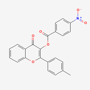 2-(4-methylphenyl)-4-oxo-4H-chromen-3-yl 4-nitrobenzoate