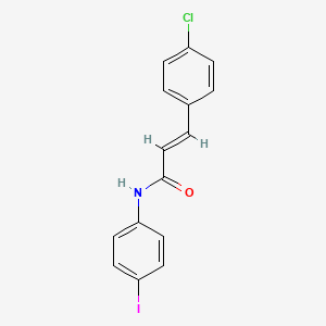 3-(4-chlorophenyl)-N-(4-iodophenyl)acrylamide