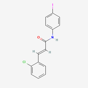 3-(2-chlorophenyl)-N-(4-iodophenyl)acrylamide