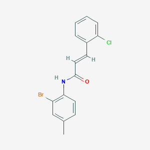 N-(2-bromo-4-methylphenyl)-3-(2-chlorophenyl)acrylamide