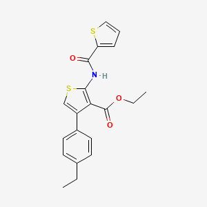 ethyl 4-(4-ethylphenyl)-2-[(2-thienylcarbonyl)amino]-3-thiophenecarboxylate