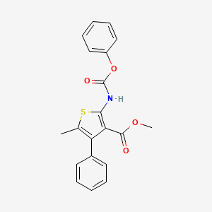 methyl 5-methyl-2-[(phenoxycarbonyl)amino]-4-phenyl-3-thiophenecarboxylate