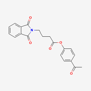 4-acetylphenyl 4-(1,3-dioxo-1,3-dihydro-2H-isoindol-2-yl)butanoate