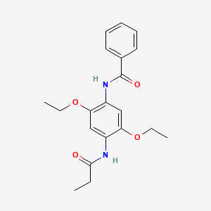 N-[2,5-diethoxy-4-(propionylamino)phenyl]benzamide