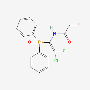 N-[2,2-dichloro-1-(diphenylphosphoryl)vinyl]-2-fluoroacetamide