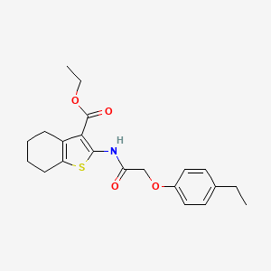 ethyl 2-{[(4-ethylphenoxy)acetyl]amino}-4,5,6,7-tetrahydro-1-benzothiophene-3-carboxylate