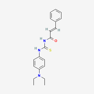 N-({[4-(diethylamino)phenyl]amino}carbonothioyl)-3-phenylacrylamide