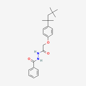 N'-{2-[4-(1,1,3,3-tetramethylbutyl)phenoxy]acetyl}benzohydrazide