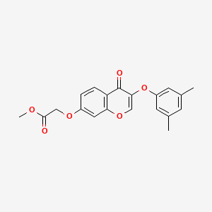 methyl {[3-(3,5-dimethylphenoxy)-4-oxo-4H-chromen-7-yl]oxy}acetate