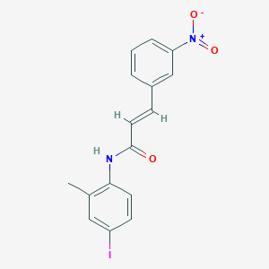 (2E)-N-(4-iodo-2-methylphenyl)-3-(3-nitrophenyl)prop-2-enamide