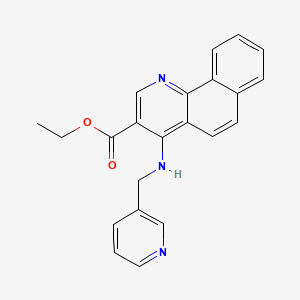 ethyl 4-[(3-pyridinylmethyl)amino]benzo[h]quinoline-3-carboxylate