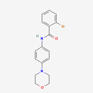 2-bromo-N-[4-(morpholin-4-yl)phenyl]benzamide