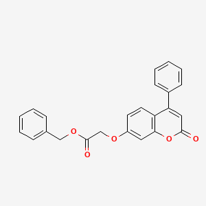 benzyl [(2-oxo-4-phenyl-2H-chromen-7-yl)oxy]acetate