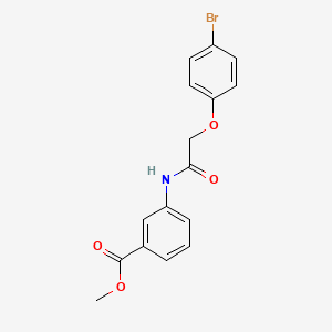 methyl 3-{[(4-bromophenoxy)acetyl]amino}benzoate