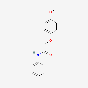 N-(4-iodophenyl)-2-(4-methoxyphenoxy)acetamide