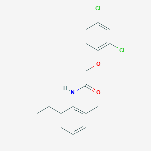 molecular formula C18H19Cl2NO2 B3472520 2-(2,4-dichlorophenoxy)-N-(2-methyl-6-propan-2-ylphenyl)acetamide 