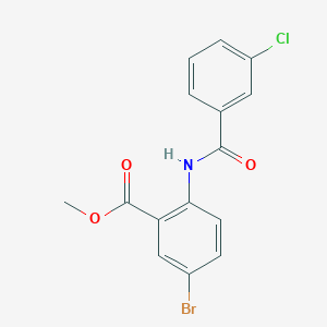 methyl 5-bromo-2-[(3-chlorobenzoyl)amino]benzoate