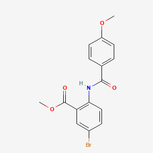 methyl 5-bromo-2-[(4-methoxybenzoyl)amino]benzoate